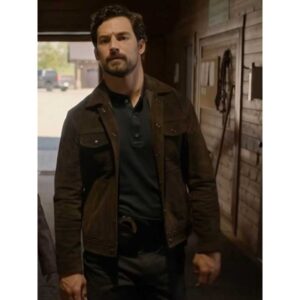Giacomo Gianniotti Brown Suede Jacket
