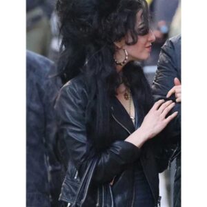 Marisa Abela Leather Jacket