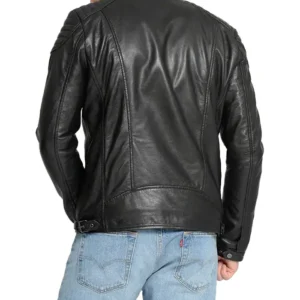 Men Basic Black Jacket