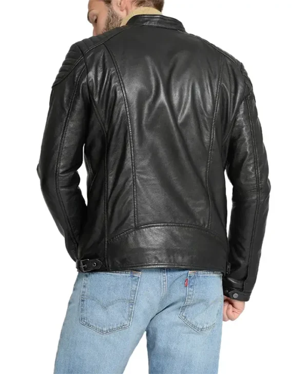 Men Basic Black Jacket