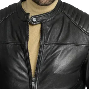 Men Basic Black Jacket