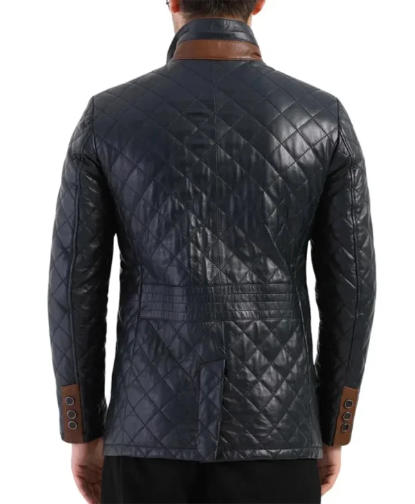 Men Diamond Black Jacket