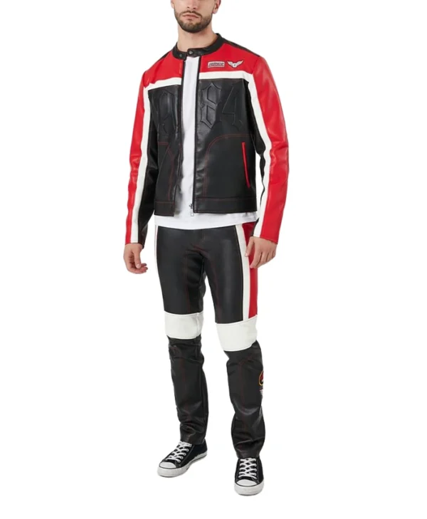 Cafe Racer Leather Jacket