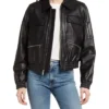 Women Vintage Bomber Jacket