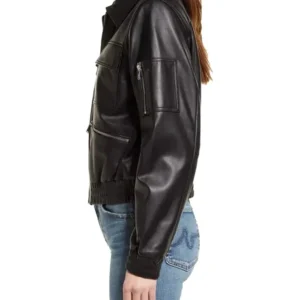 Women Vintage Bomber Jacket