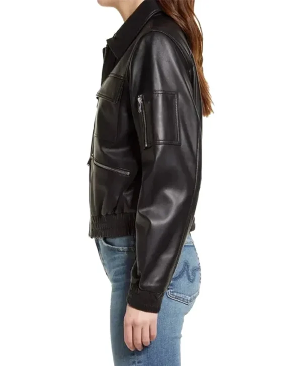 Women Vintage Bomber Jacket