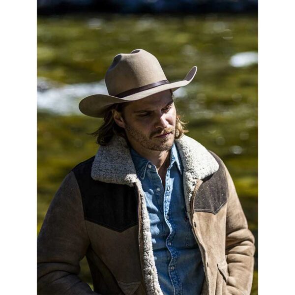 Yellowstone Luke Grimes Suede Leather Jacket