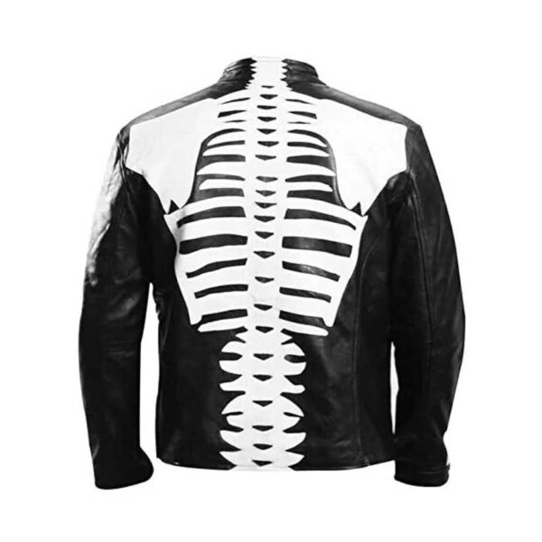 Halloween Skeleton Bones Black Jacket