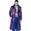 Jared Leto Joker Purple Crocodile Coat