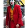 Joaquin Phoenix Joker Red Tuxedo Suit