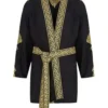 Versace Kimono Black Bath Robe
