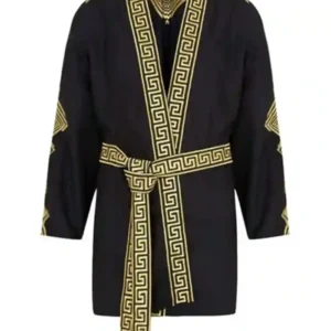 Versace Kimono Black Bath Robe