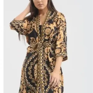 Versace Kimono Print Bath Robe
