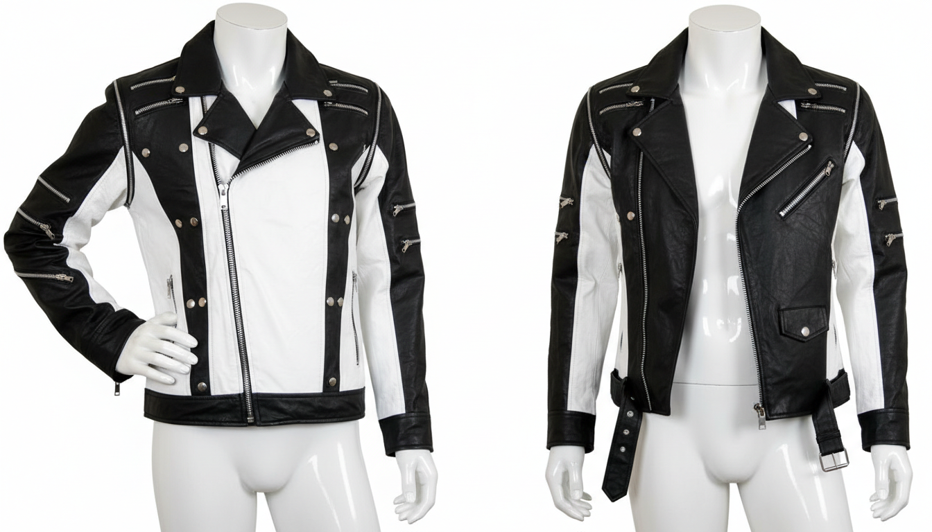 Michael Jackson Leather Jacket1