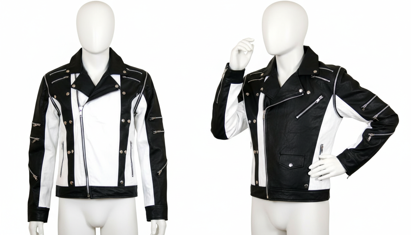 Michael Jackson Leather Jacket2