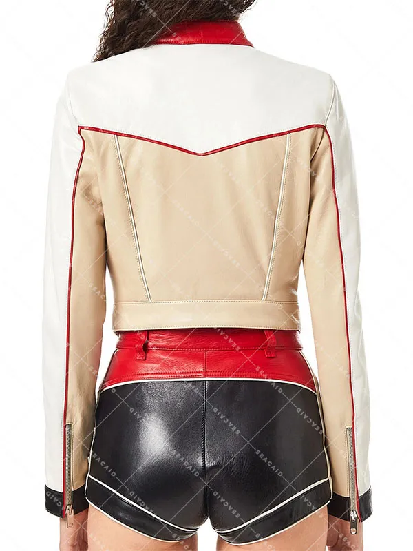 Nathalie-Emmanuel-Fast-X-White-Leather-Jacket